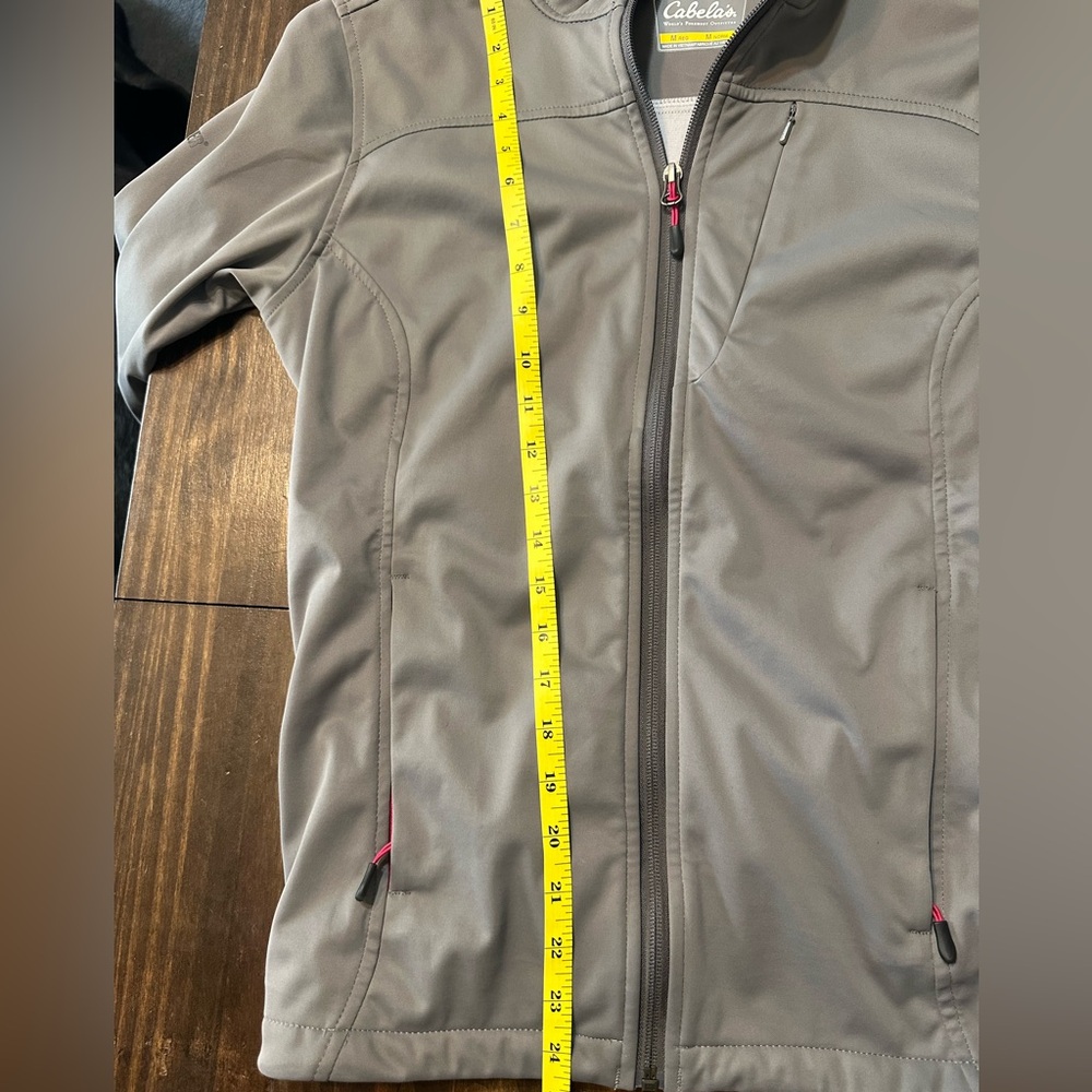 Cabelas Windstopper Softshell Jacket Grey Pink M - Picture 12 of 15